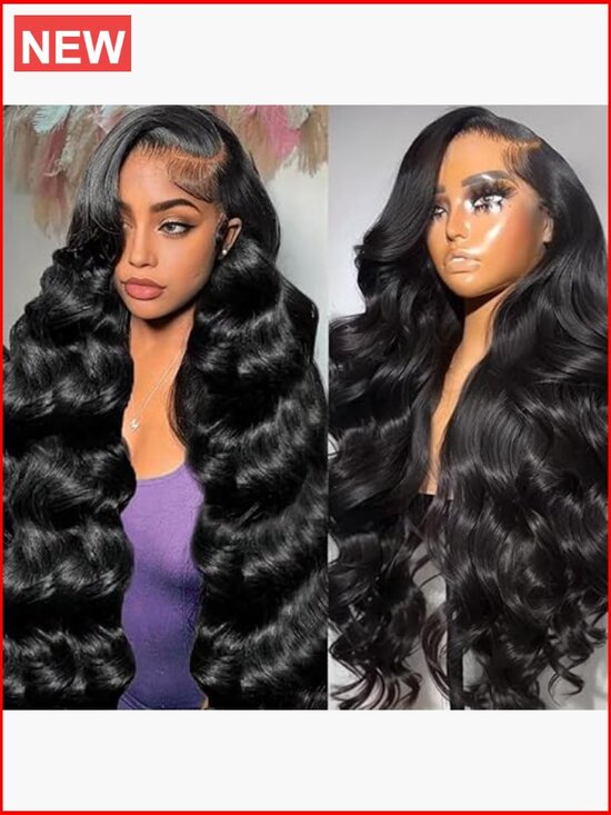 13x6 HD Lace Front Wig Human Hair Body Wave 200 Density Pre Plucked Invisible main image 6